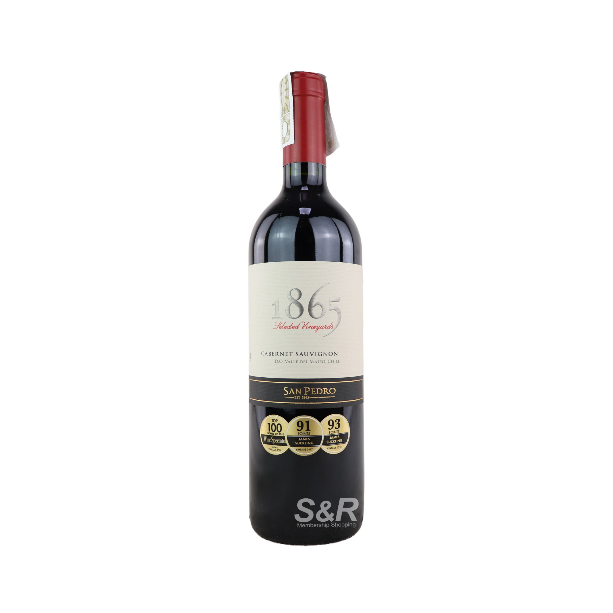 San Pedro 1865 Selected Vineyards Cabernet Sauvignon Red Wine 750mL